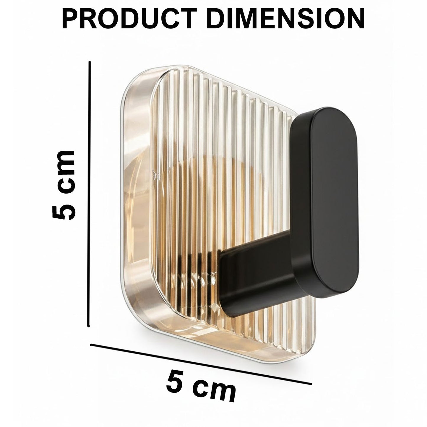 SIGNAMIO 8pcs Self Adhesive Wall Hooks for Hanging Heavy Duty, Damage Free Adhesive Wall Hook for Kitchen Bathroom Bedroom, Made in India Premium Storage Solution Black
