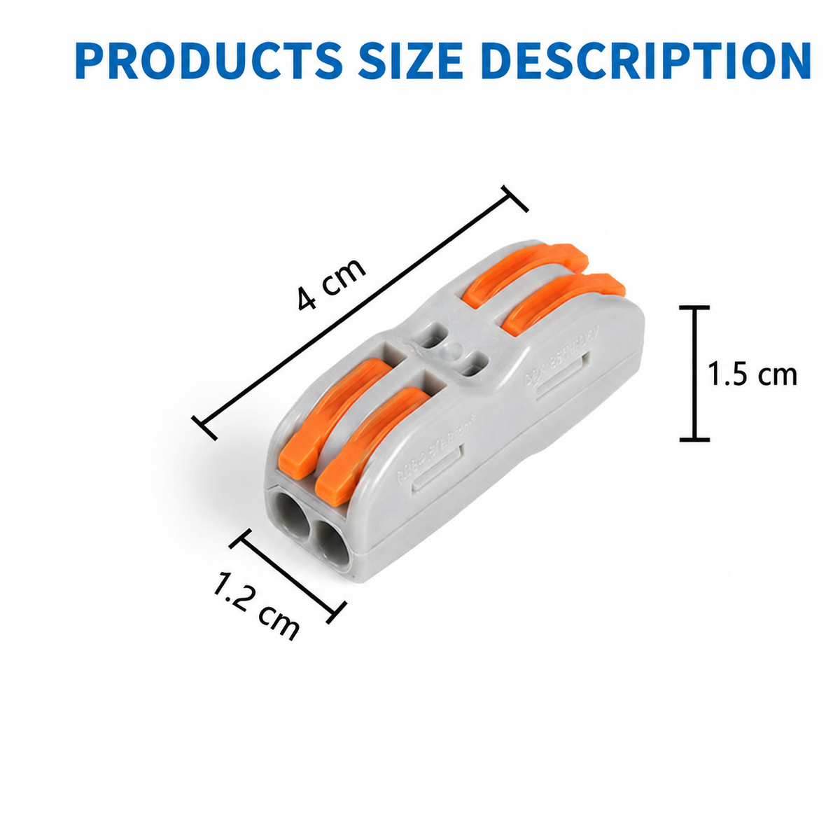 Wire Connector 2 In 2 Out, Electrical Wire Joiner, 30 PCS