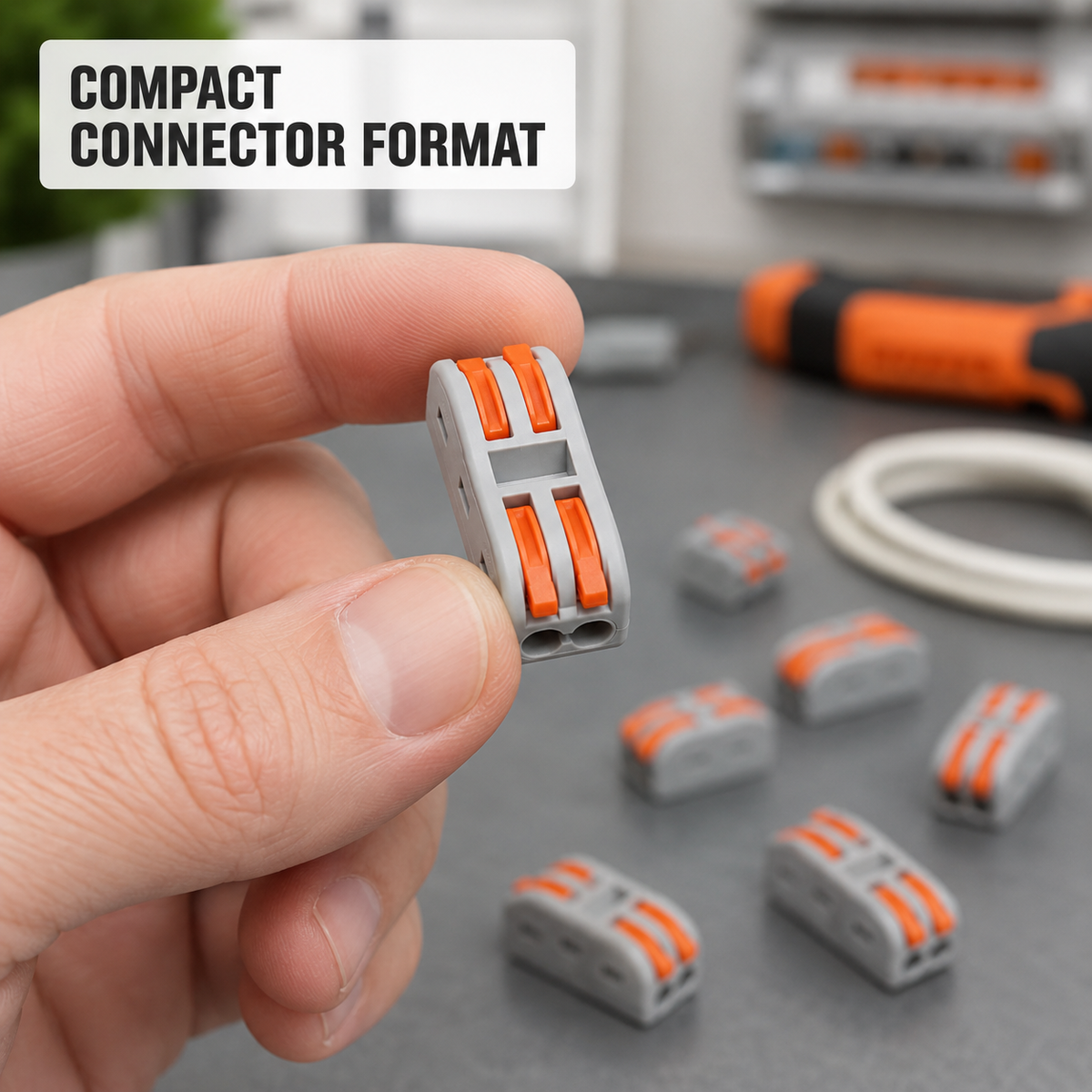 Wire Connector 2 In 2 Out, Electrical Wire Joiner, 10 Pcs