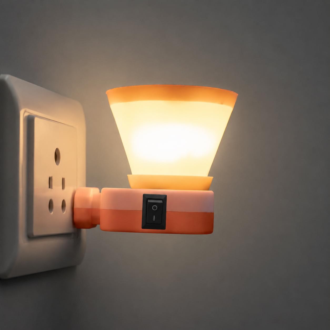 Signamio 2 in 1 Electric Kapoor Dani and Camphor Diffuser Burner - Perfect for Pooja Rooms, Aroma Oil Diffusion and Room Freshening - Home Fragrance Product (Orange)