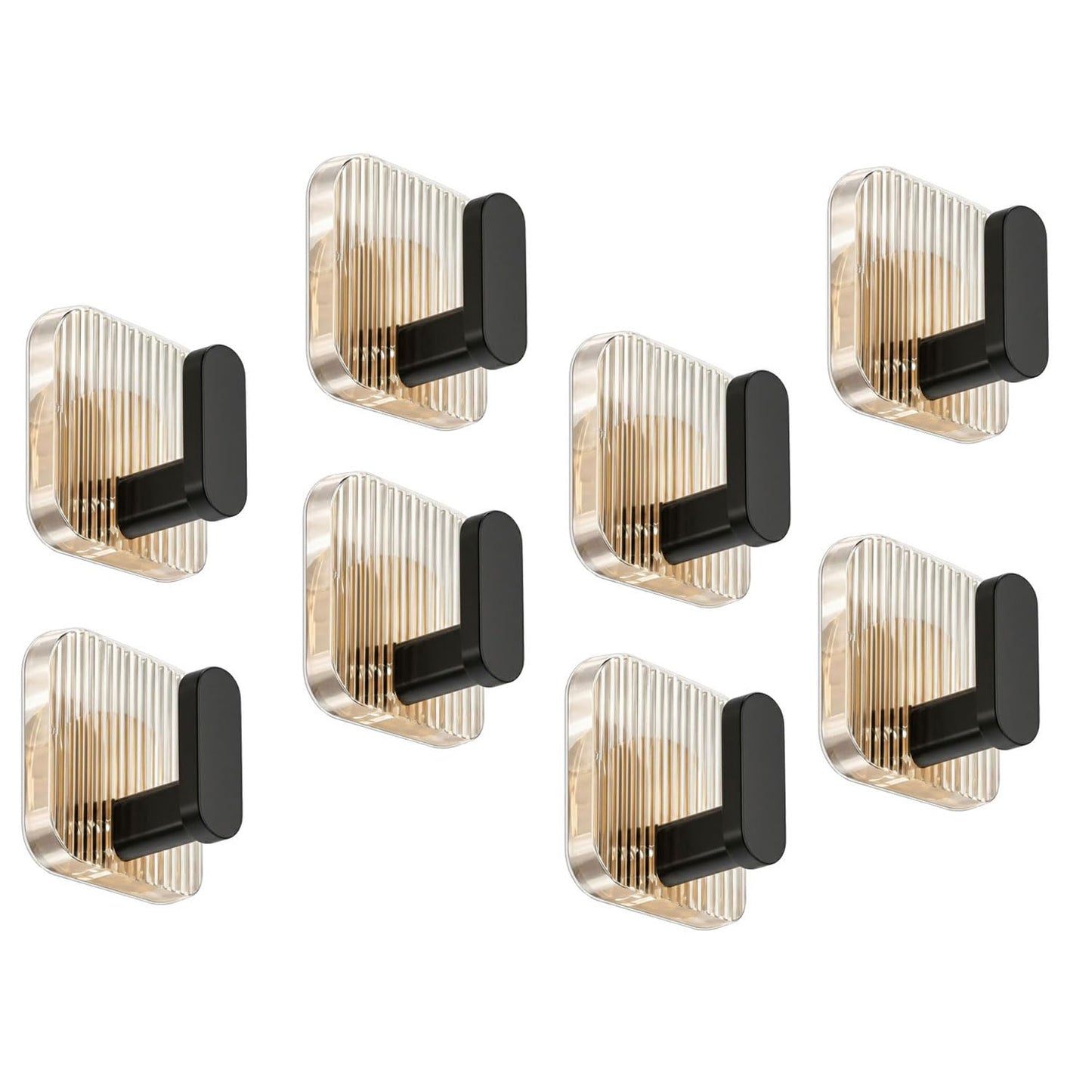 SIGNAMIO 6-in-1 Wall Hooks for Hanging - Heavy Duty Hooks for Wall Heavy Items - Self Adhesive Wall Hook Plate - Sturdy - Ideal for Home and Office