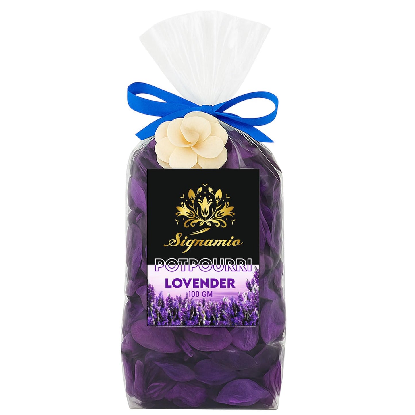 SIGNAMIO Potpourri Flowers - Dry Flowers for Decoration, Scented Dry Flower Mix for Home Decor, Natural Fragrance, Floral Arrangement, Aromatic Bowl Filler, Gift Basket Filler - Multi Flavour