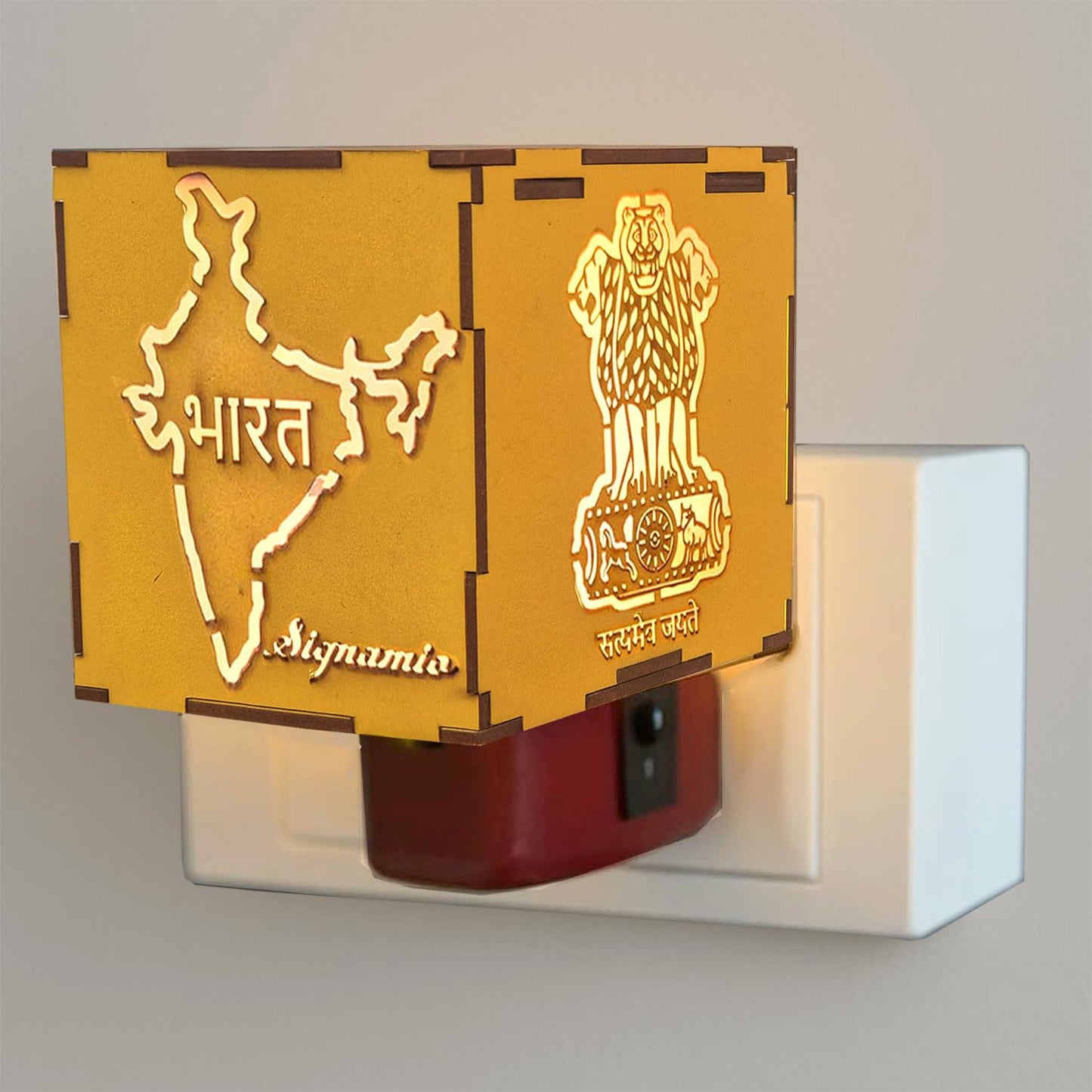 Signamio I AM THE ONLY ONE Auto Cut Night Lamp Camphor Diffuser Burner - Electric Kapoor Dani Machine, Efficient Kapoor Dani Electrical Camphor Burner for Home, Office