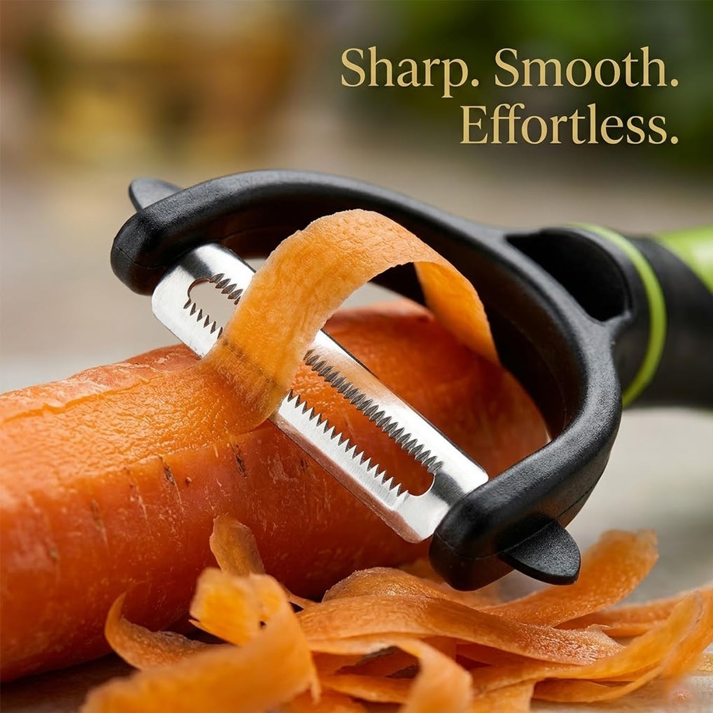SIGNAMIO® 2 Pcs Set of Peeler and Stainless Steel Kadukas Cheese & Vegetable Grater, Slicer, Ginger Garlic Crusher, Carrot Shredder & Peeler for Kitchen