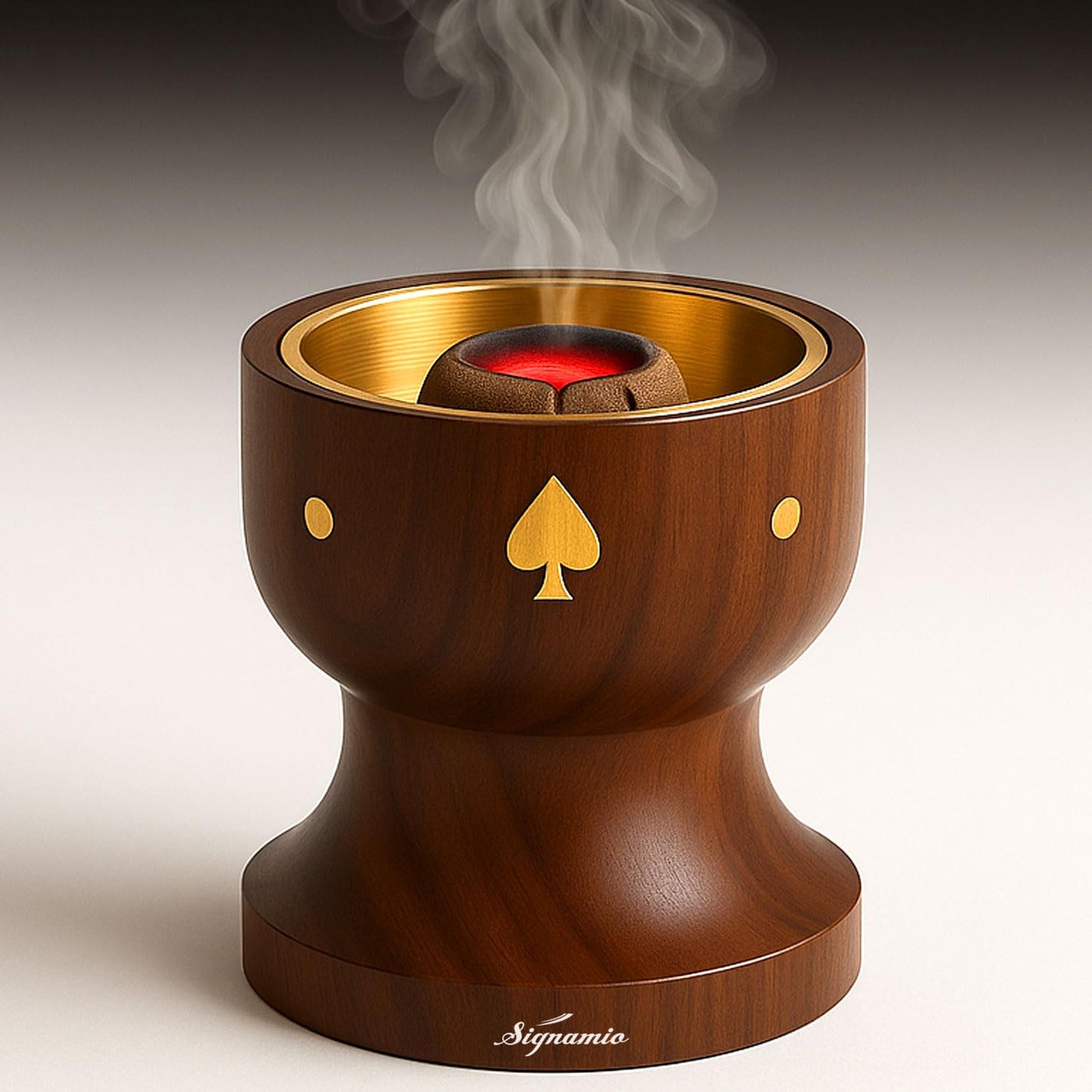 SIGNAMIO® Hanging Handcrafted Wooden Sambrani Dhoop Dhup Stand - Perfect Room Decoration and Incense Cone Holder for Home Mandir, Ideal Dhoop Dani and Pooja Items