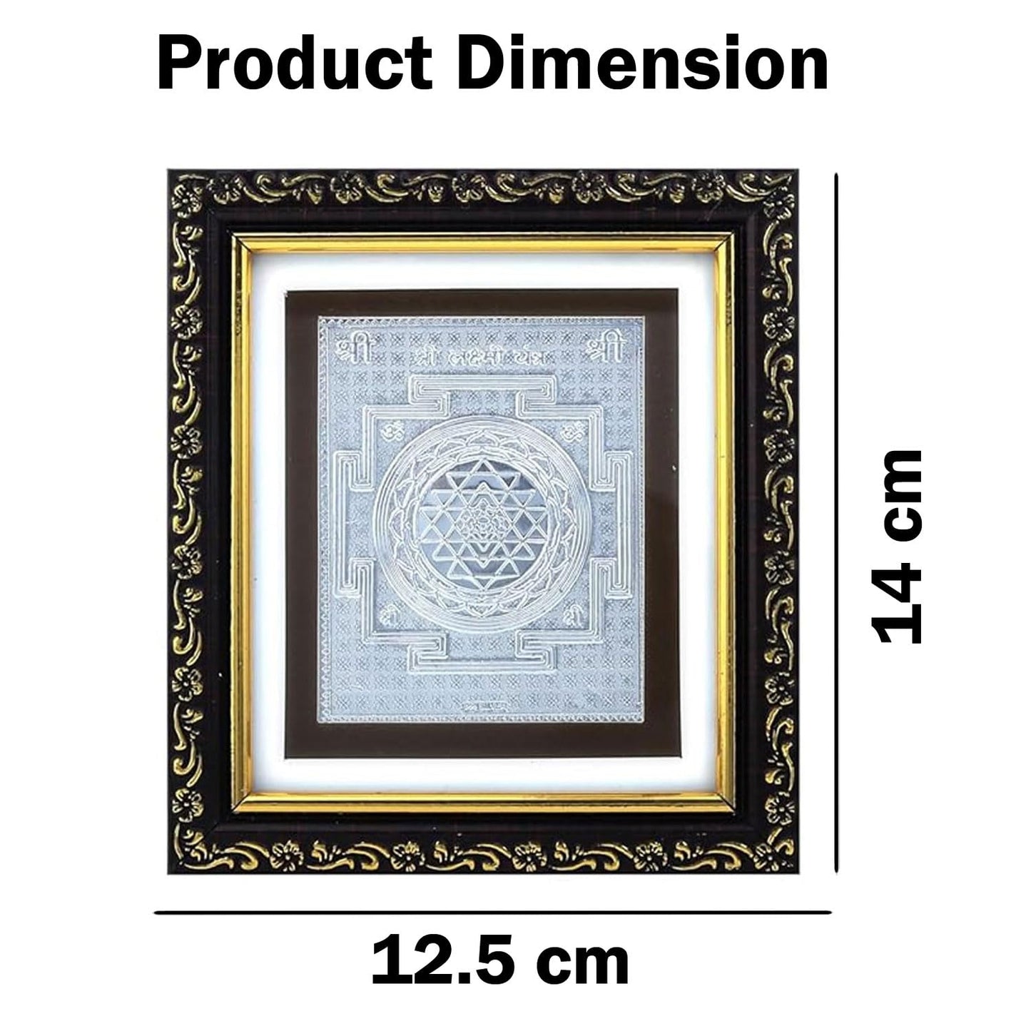 SIGNAMIO 999 Pure Silver Shree Laxmi Yantra for Money Attraction, Protection, and Chakra Healing - Shri Yantra for Prosperity, Spiritual