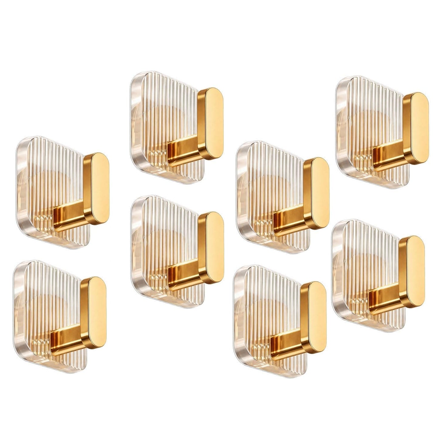 SIGNAMIO 6-in-1 Wall Hooks for Hanging - Heavy Duty Hooks for Wall Heavy Items - Self Adhesive Wall Hook Plate - Sturdy - Ideal for Home and Office