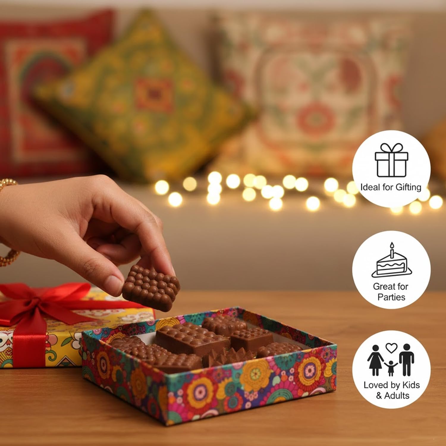Signamio Chocolate Mould 9in1 - Bubble & Zigzag Shapes, Multiple Sizes - Premium Chocolate Mould Silicone for Creative Confectionery - Durable and Flexible Chocolate Silicone Mould