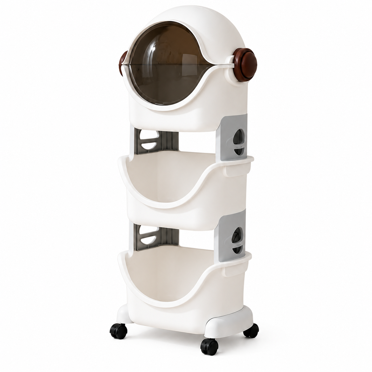 Signamio Robot Shape Organizer for Kids Large Toy Storage Box - 3 Layer